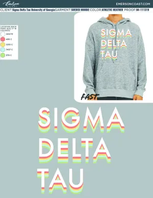 04-111319 Sigma Delta Tau University of Georgia Hoodies 2019-01