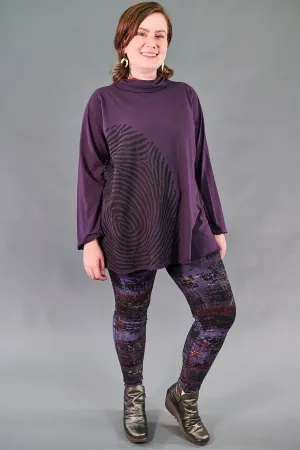 1572 Cowl Cafe Tee-Moonrise-Bold Fingerprint