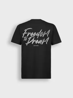 3Brothers Freedom To Dream T-Shirt | Black/Silver