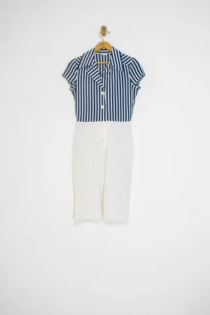 60's/70's STRIPED DRESS SZ S/M