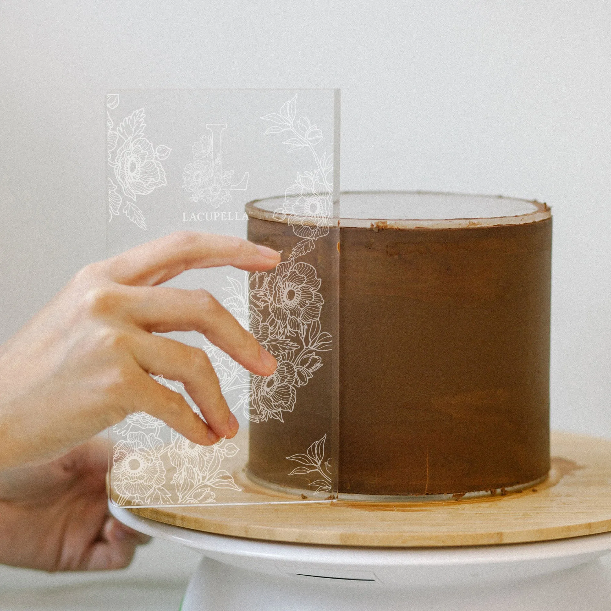 Acrylic Scraper For Cake Icing Frosting Set of 3 (6", 8" and 10")
