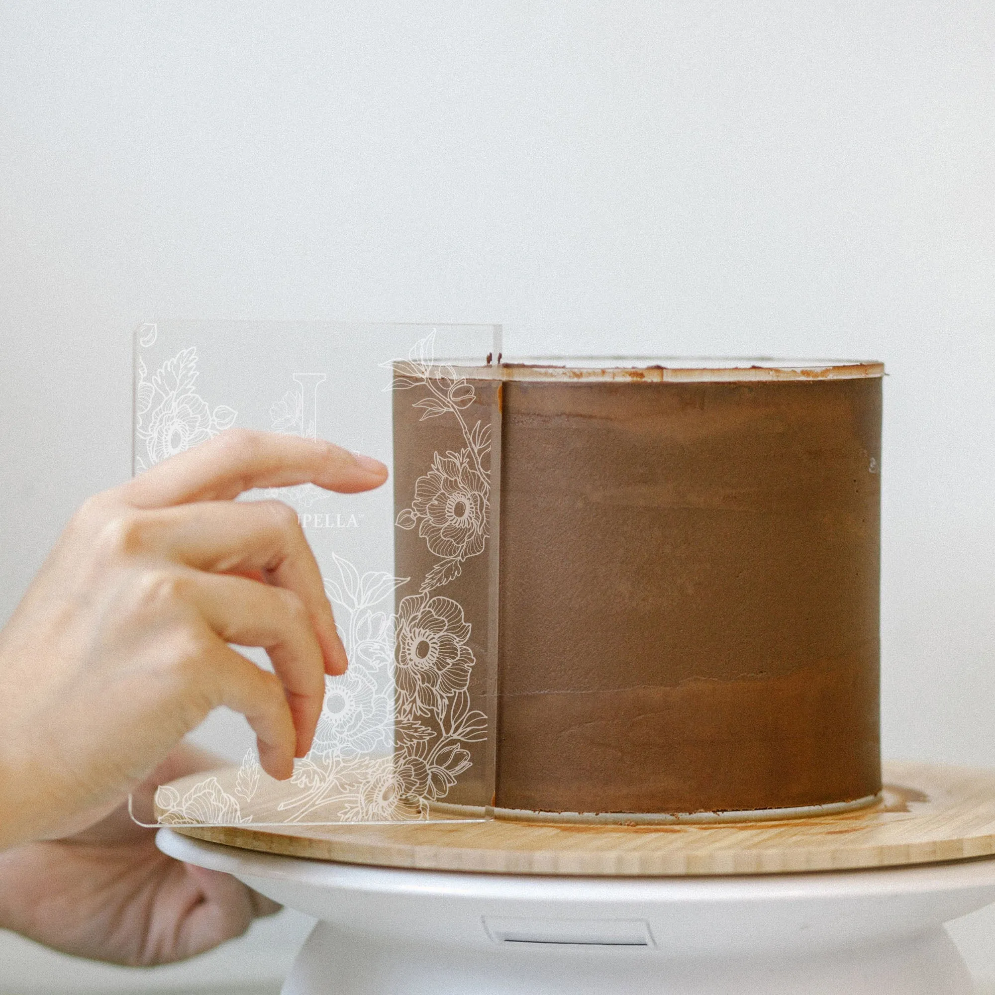 Acrylic Scraper For Cake Icing Frosting Set of 3 (6", 8" and 10")