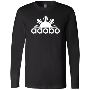 Adobo Half Sun Mens Jersey Long Sleeve T-Shirt