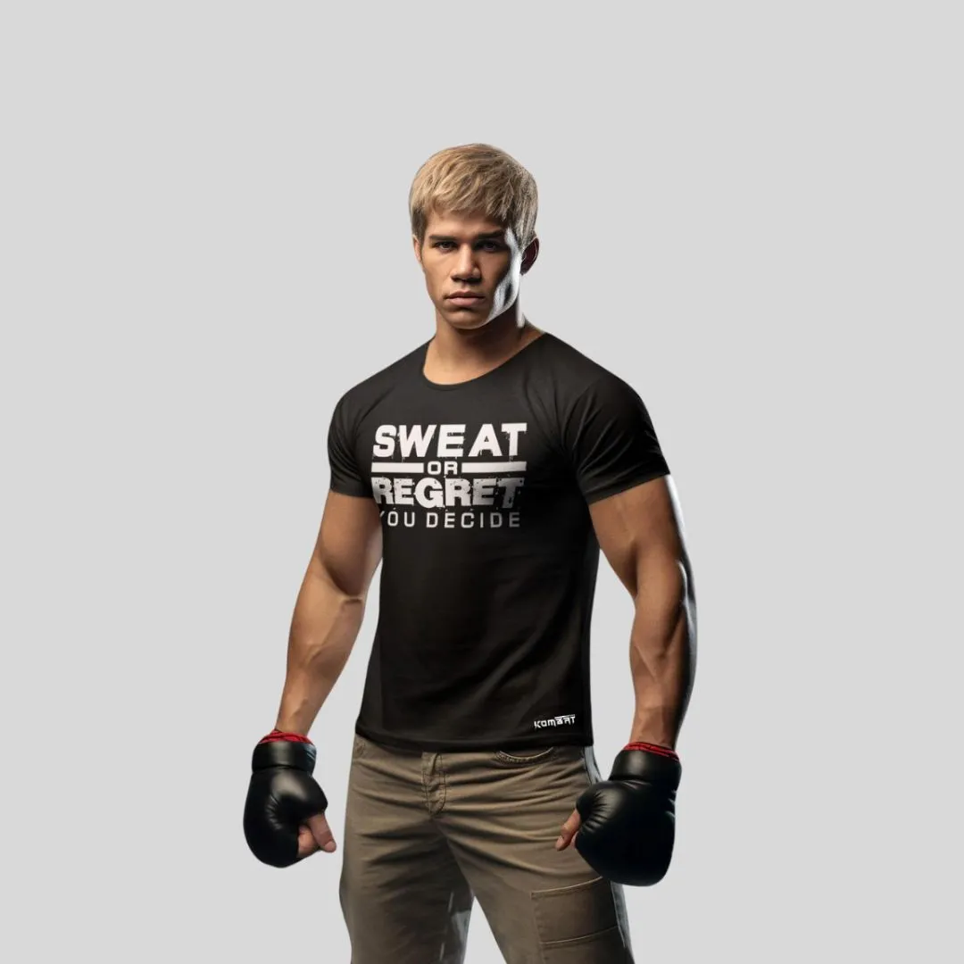 ADULT T-SHIRT SWEAT OR REGRET
