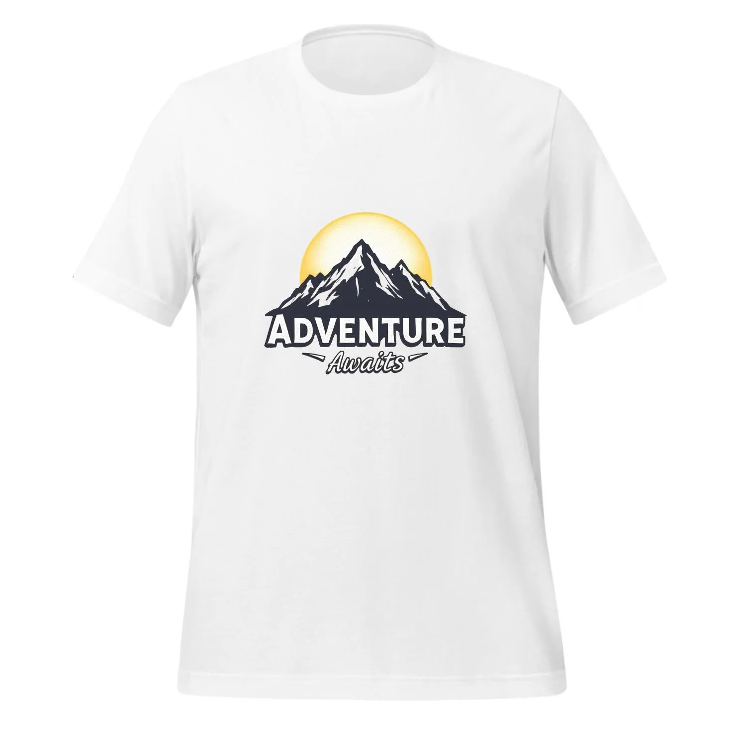 Adventure Awaits Mountain Design | Classic T-Shirt (Unisex)