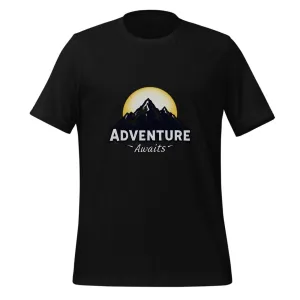 Adventure Awaits Mountain Design | Classic T-Shirt (Unisex)