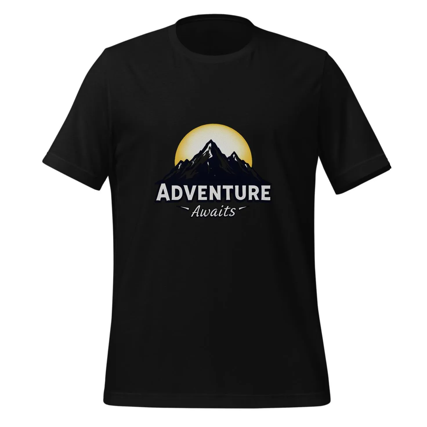Adventure Awaits Mountain Design | Classic T-Shirt (Unisex)