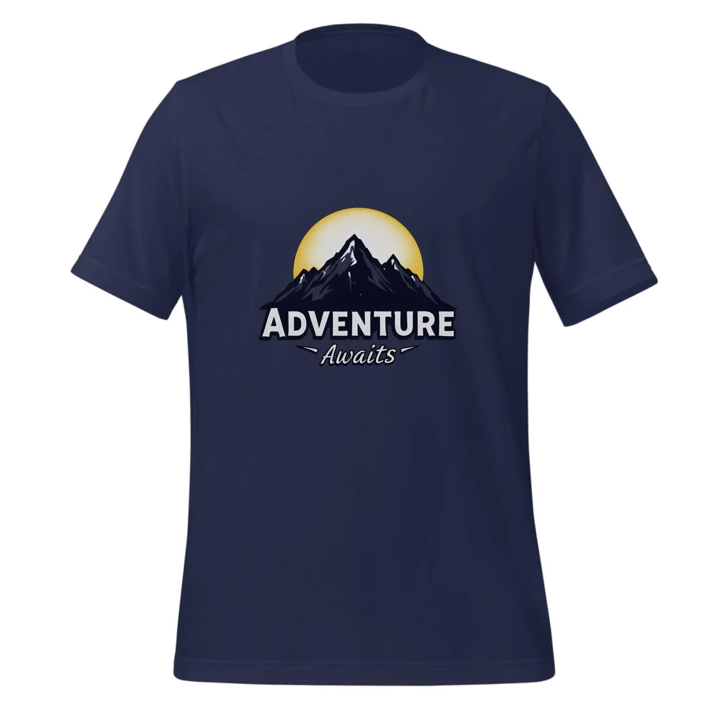 Adventure Awaits Mountain Design | Classic T-Shirt (Unisex)