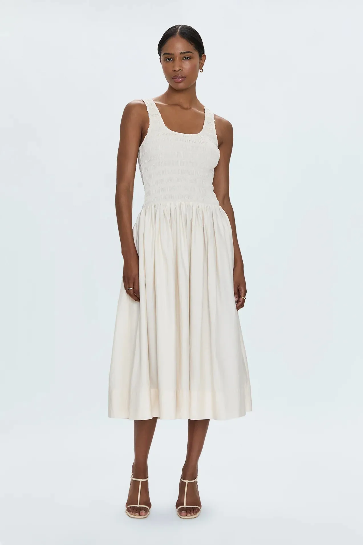 Alessia Dress in Shell