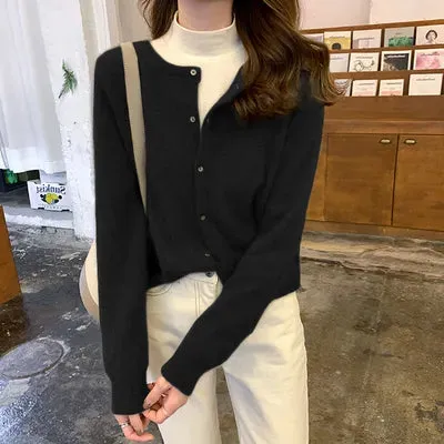 Aliana - cozy knitted cardigan with open front