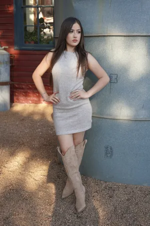 Alicia Knit Sweater Mini Dress