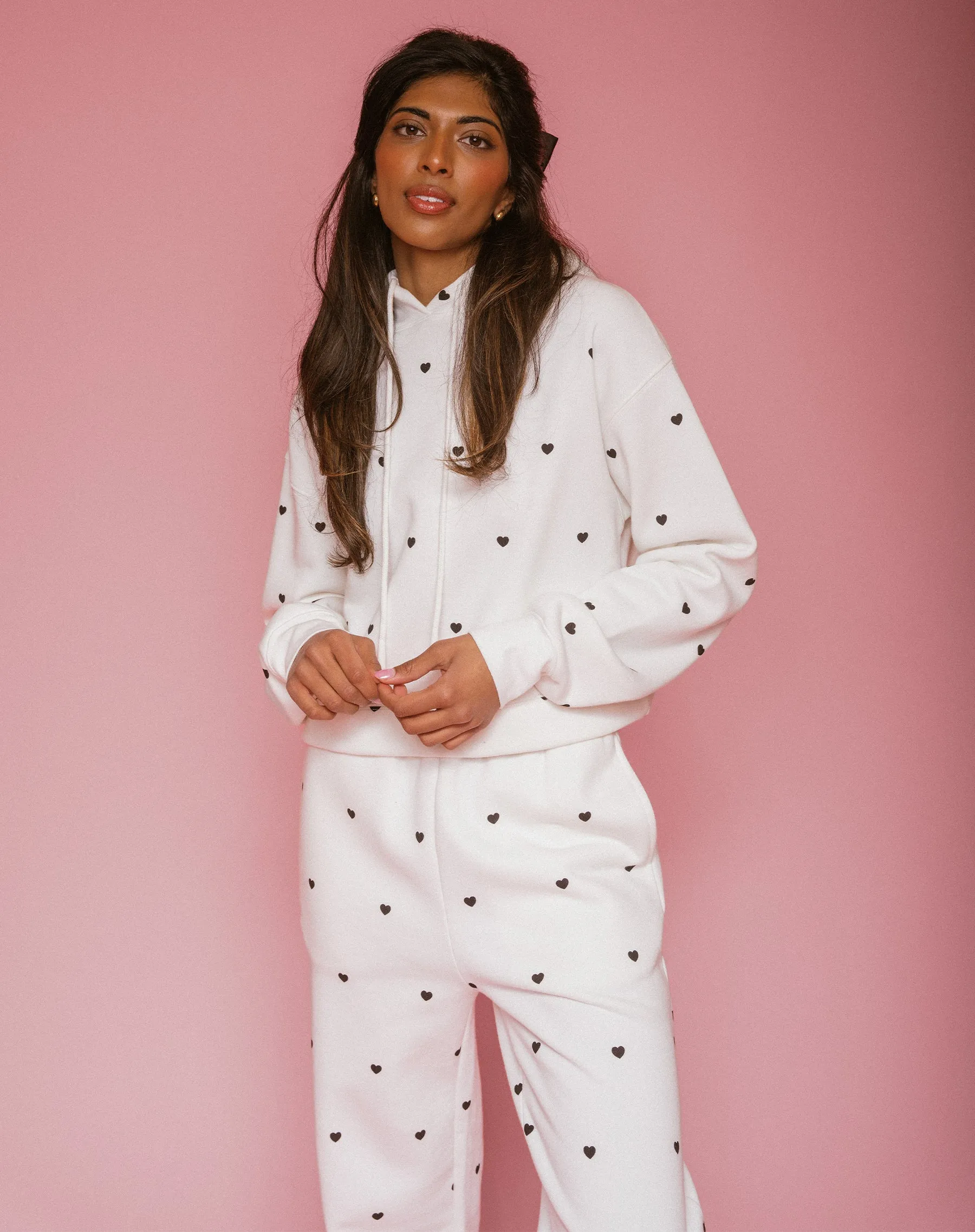 All Over Mini Heart Classic Hoodie