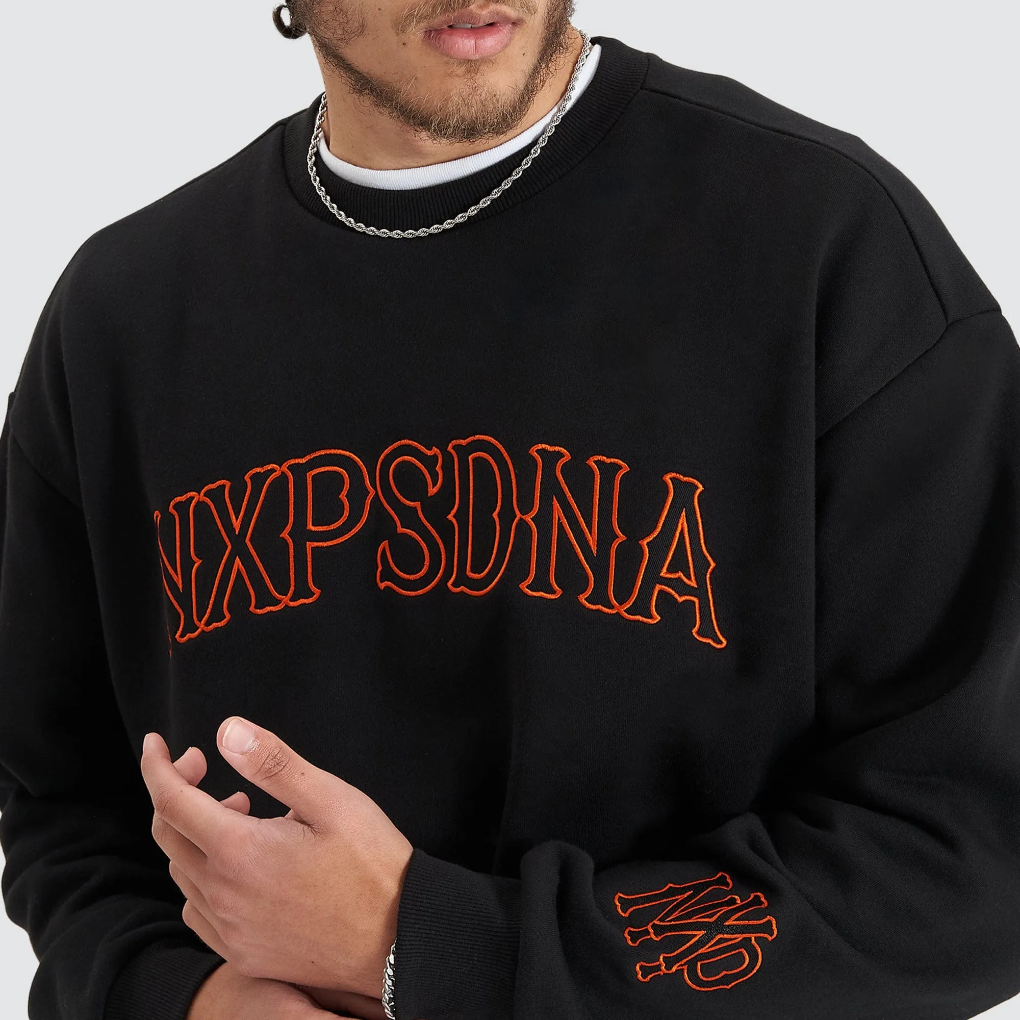 All Rounder Heavy Box Fit Jumper Jet Black