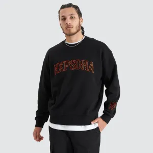 All Rounder Heavy Box Fit Jumper Jet Black