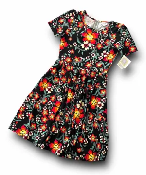 Amelia - Black Orange Multi Floral