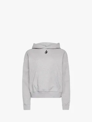 ANCHOR LOGO CROPPED HOODIE
