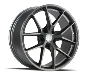 Aodhan LS007 19x8.5 5X120  15 Matte Gun Metal