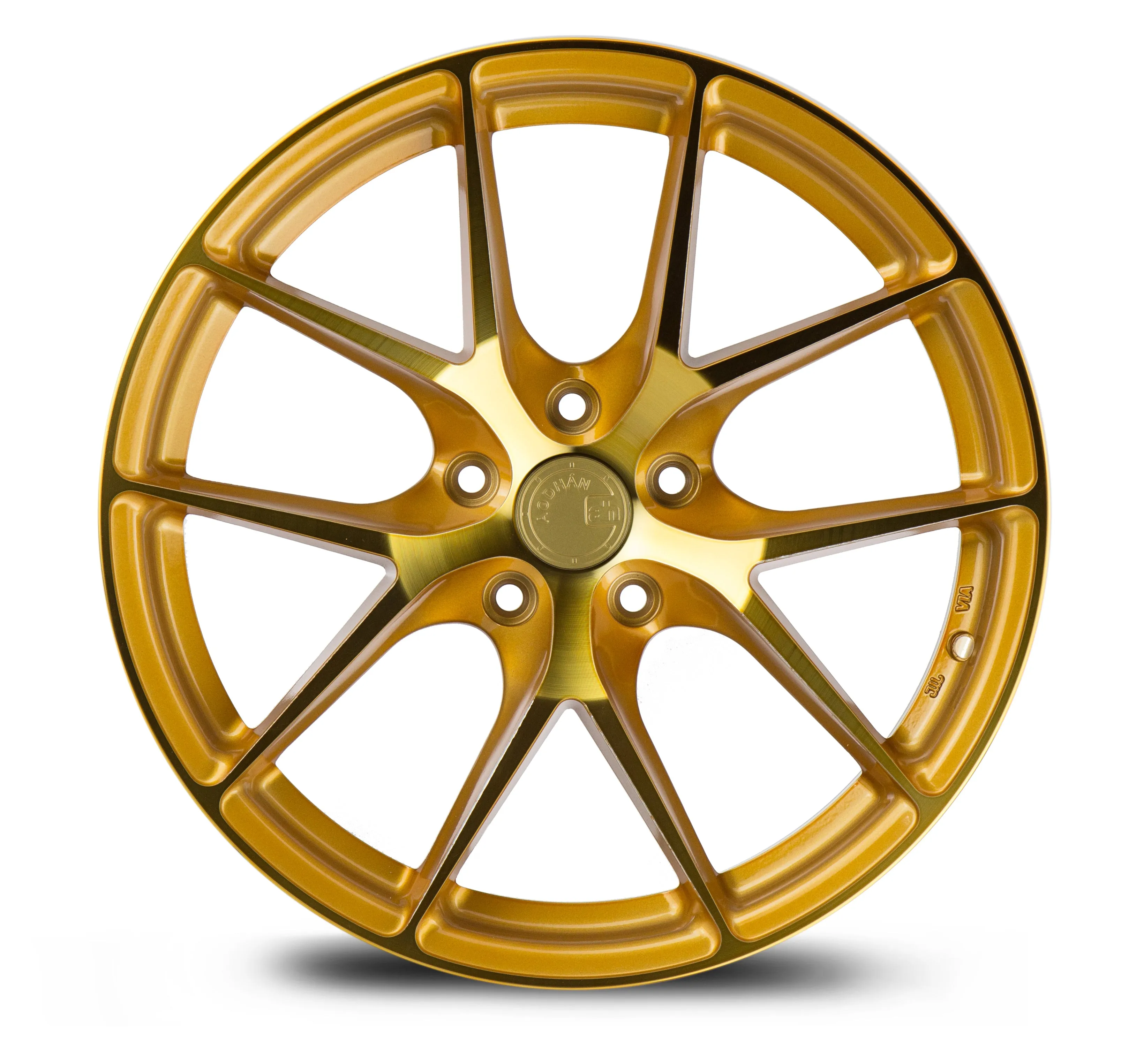 Aodhan LS007 20x9 5X114.3  30 Gold Machined Face