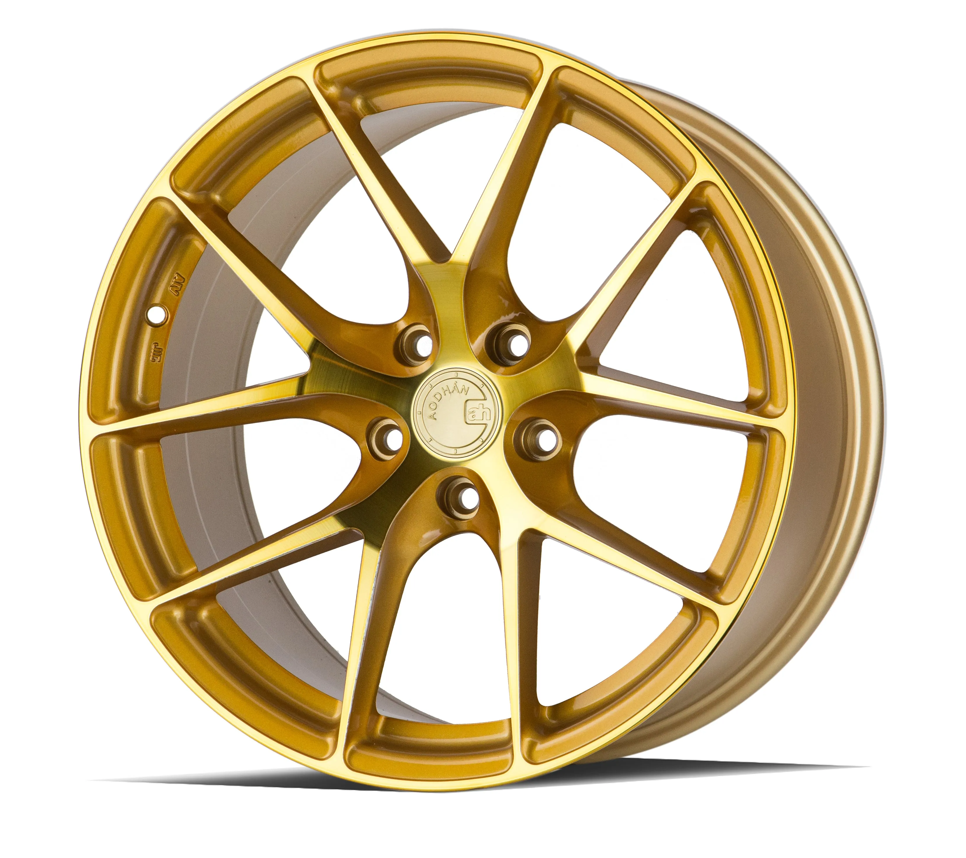 Aodhan LS007 20x9 5X114.3  30 Gold Machined Face