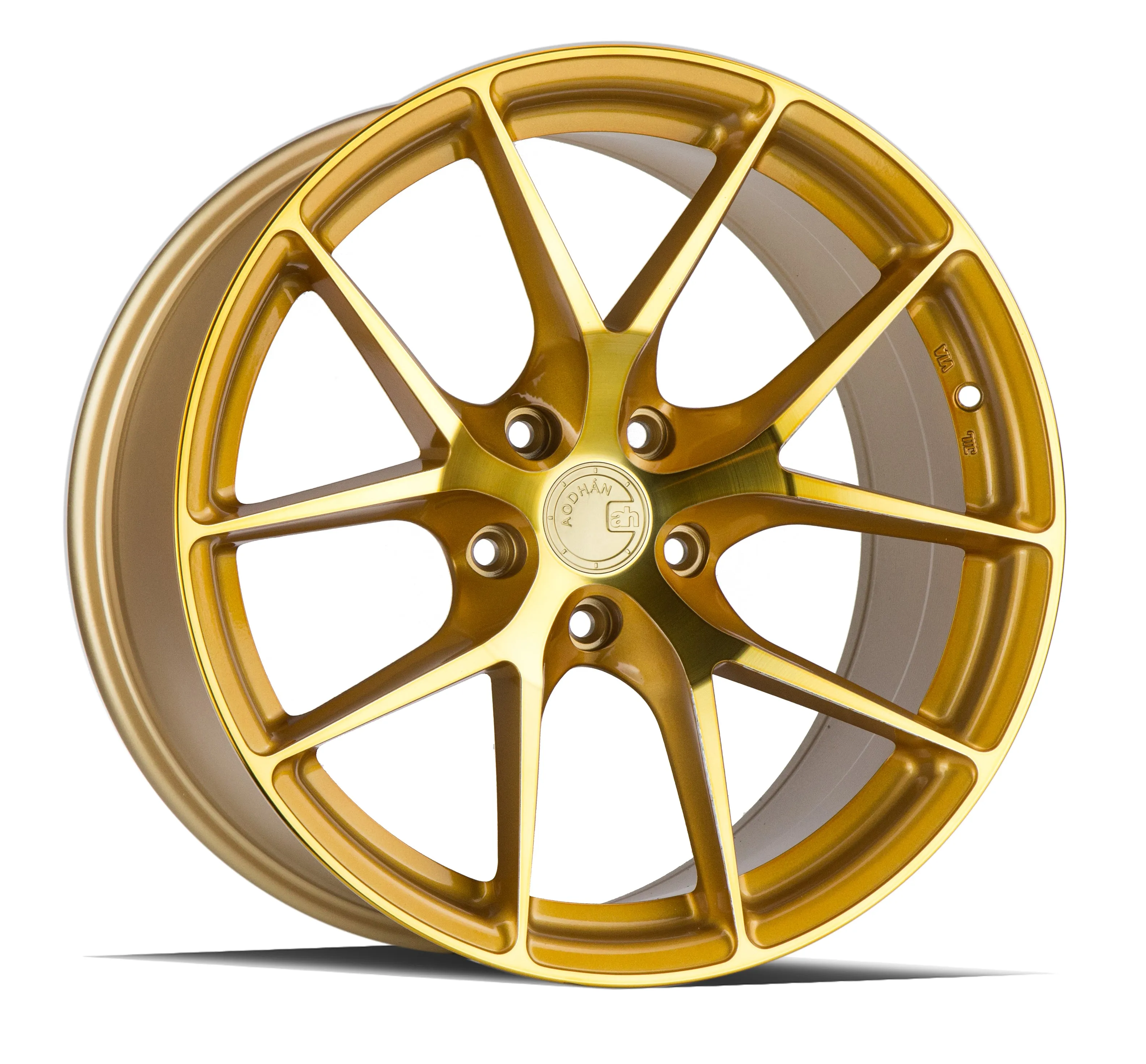 Aodhan LS007 20x9 5X114.3  30 Gold Machined Face