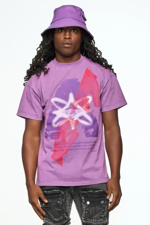 AOLOGNE NEVER ALONE SS TEE (LAVENDER)