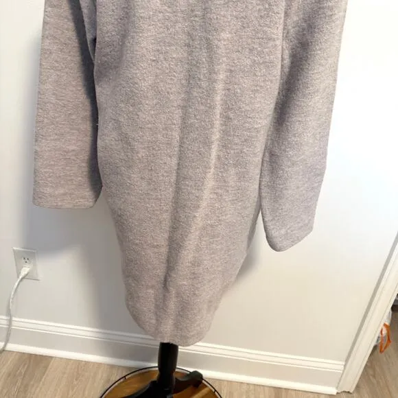 Aritzia Wilfred Banville Merino Wool Jacket Coat In Gray Size Medium