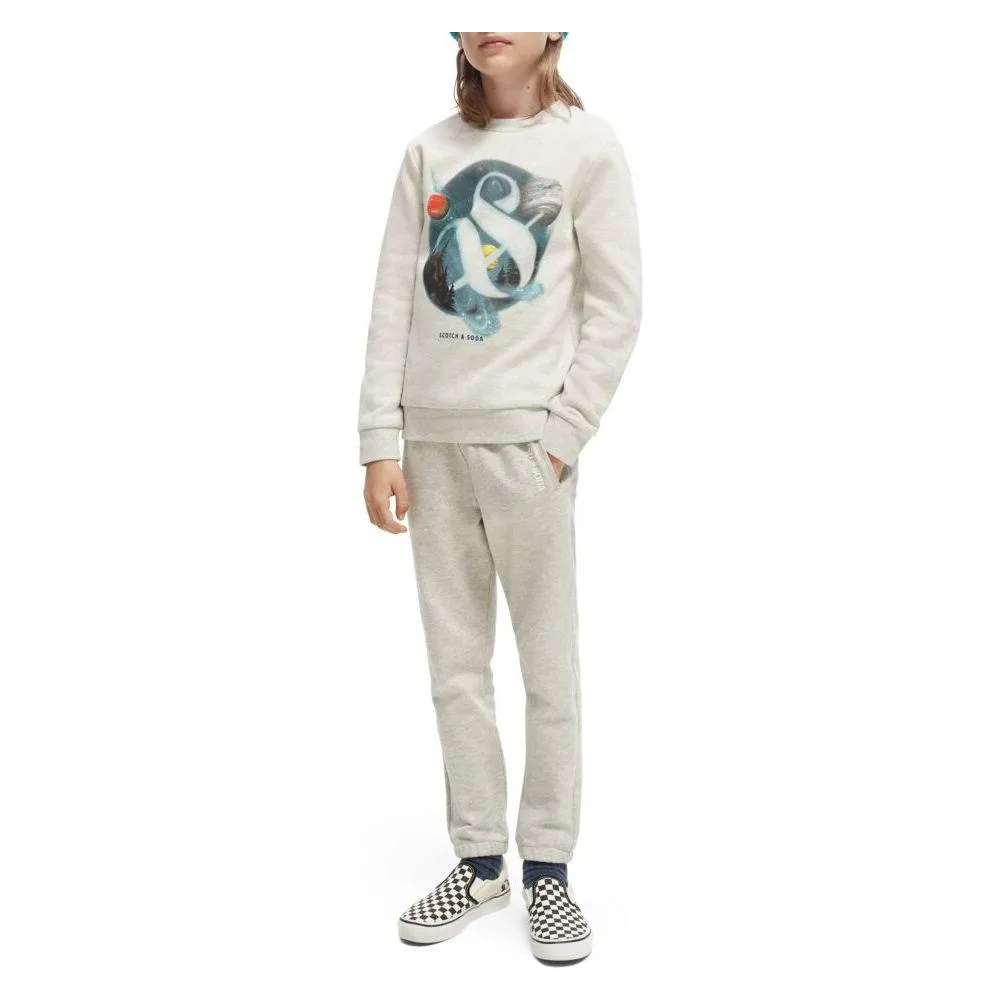 Artwork Crewneck Sweatshirt - Ecru Melange