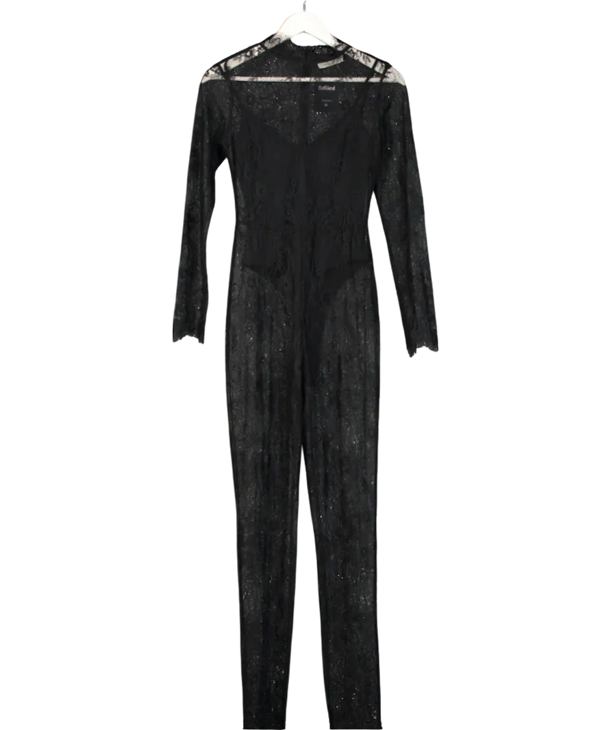 Atoir Black Celina Lace Jumpsuit UK XS