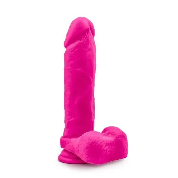 Au Natural Bold Massive 9in Dildo Pink