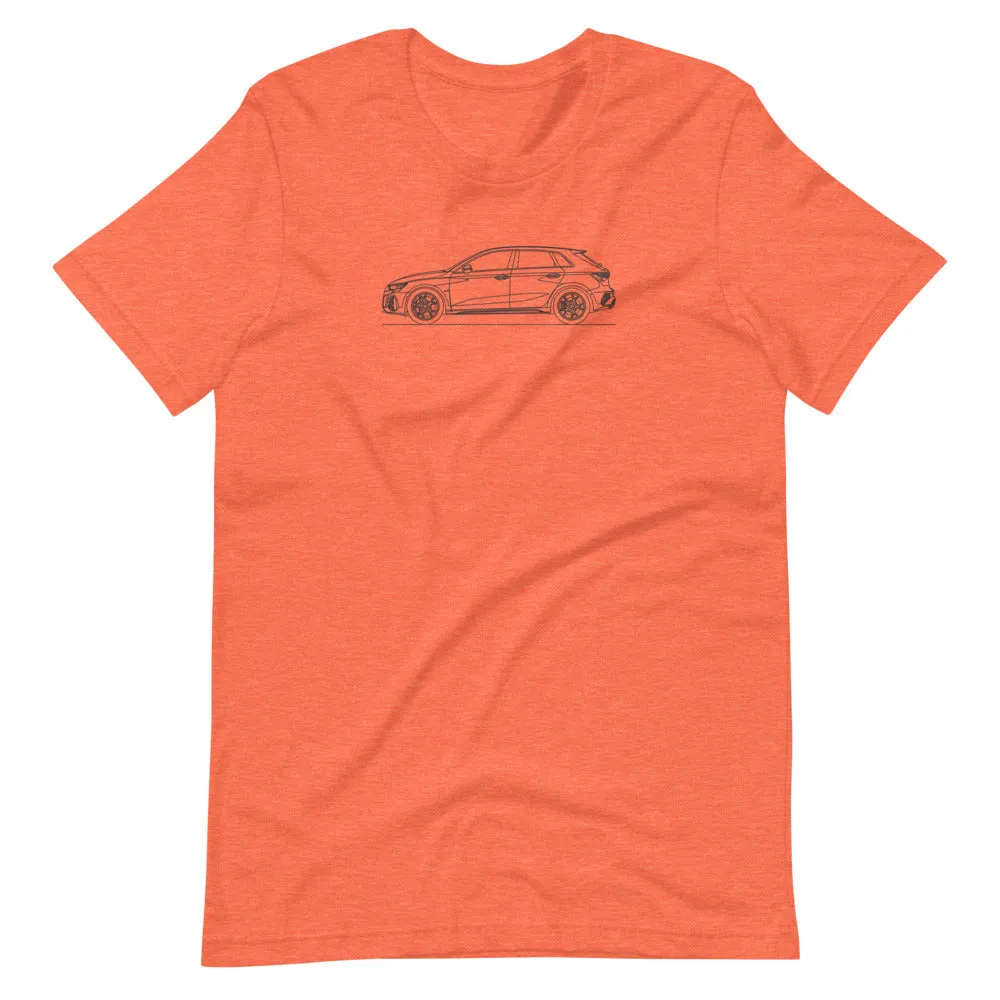 Audi 8Y RS3 Sportback outline t-shirt