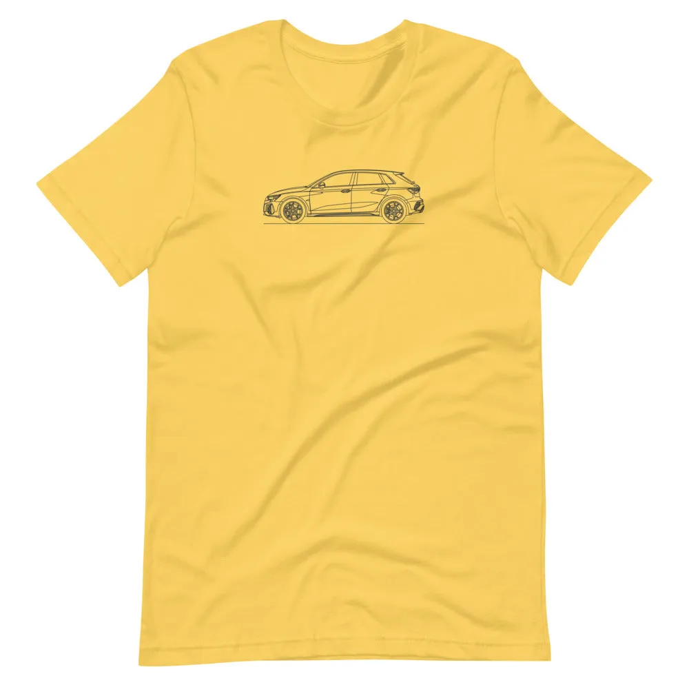 Audi 8Y RS3 Sportback outline t-shirt