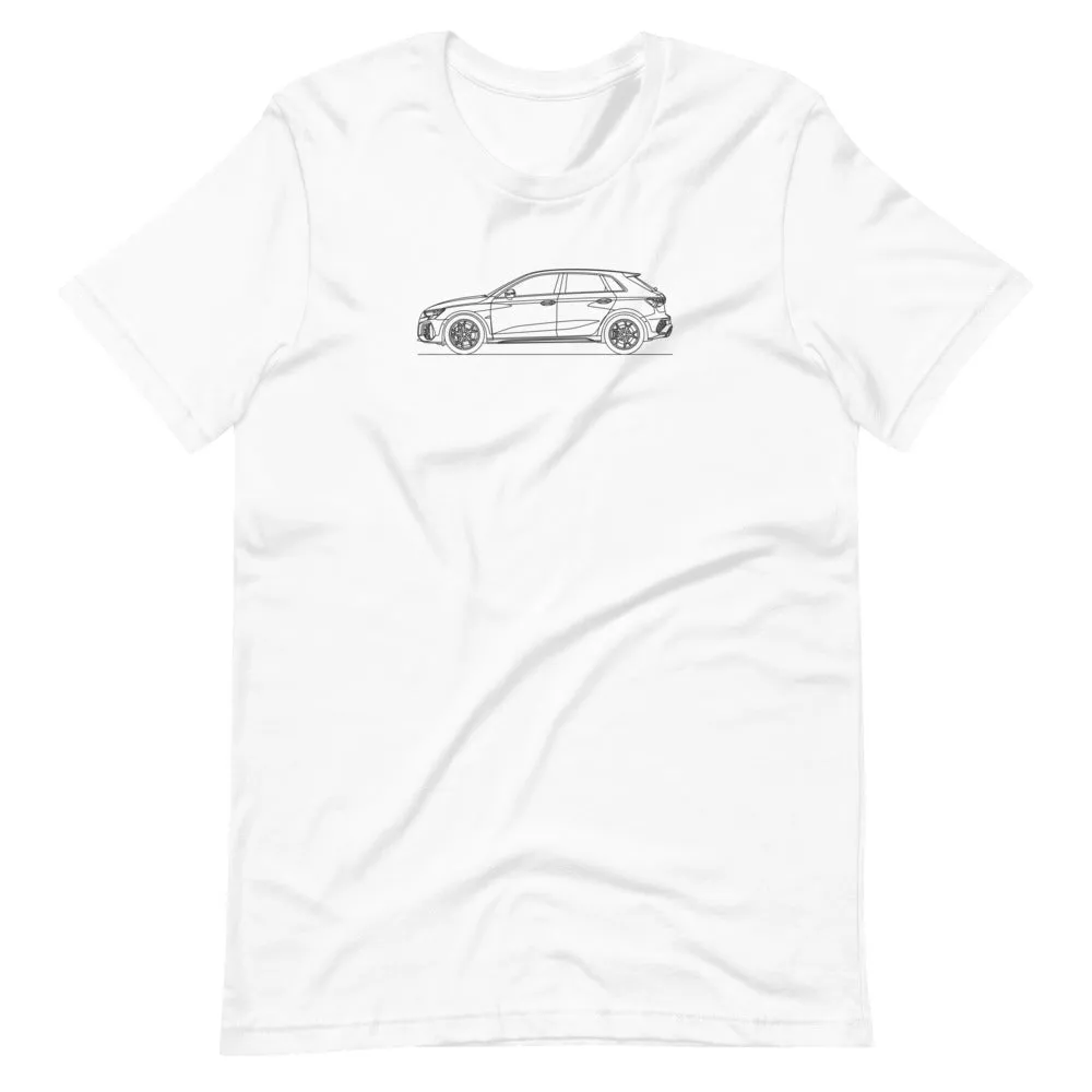 Audi 8Y RS3 Sportback outline t-shirt