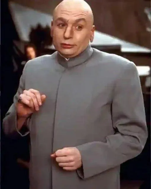 Austin Powers Dr Evil Grey Suit
