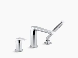 AVID DECK MOUNT TUB FILLER WITH HAND SHOWER
