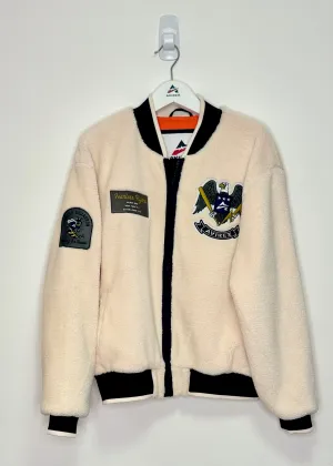 AVIREX Fort FZ Jacket (CREAM/BLACK/BLUE)