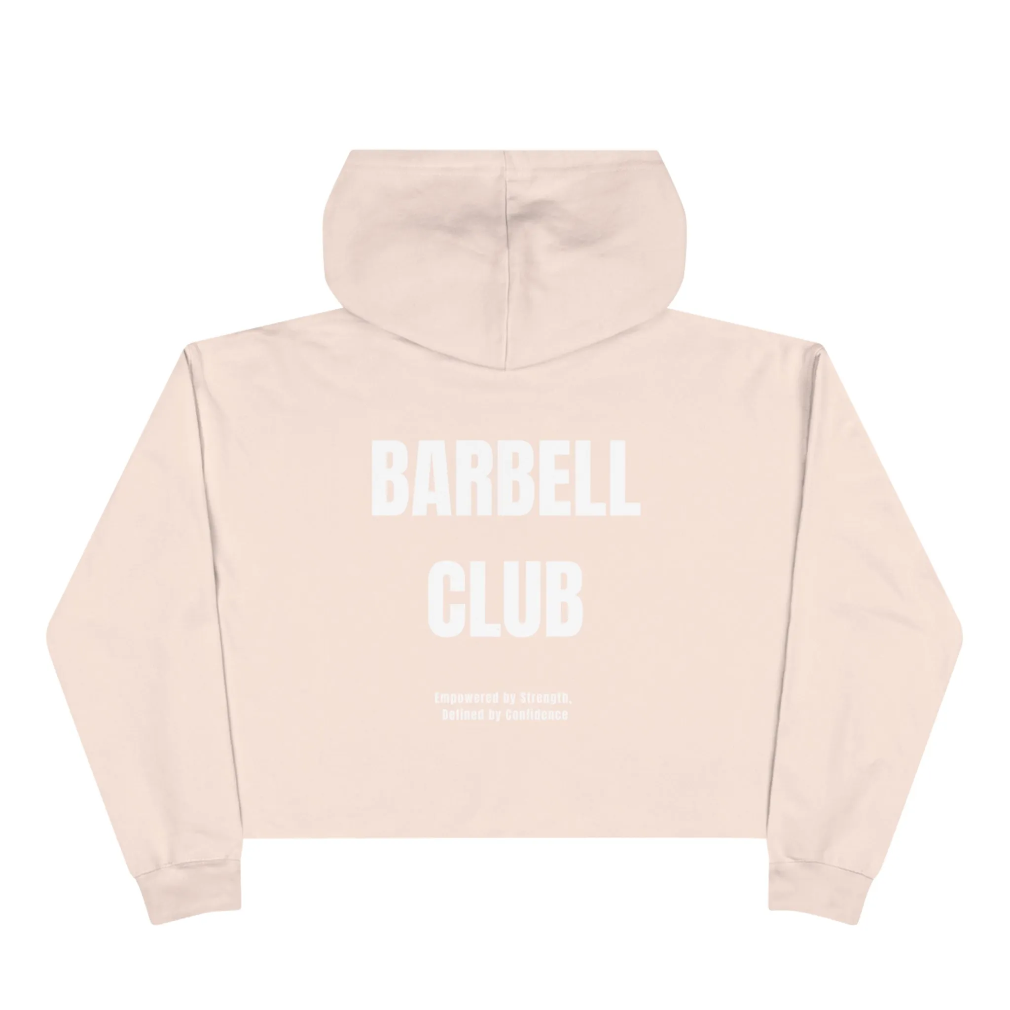 Barbell Club Crop Hoodie