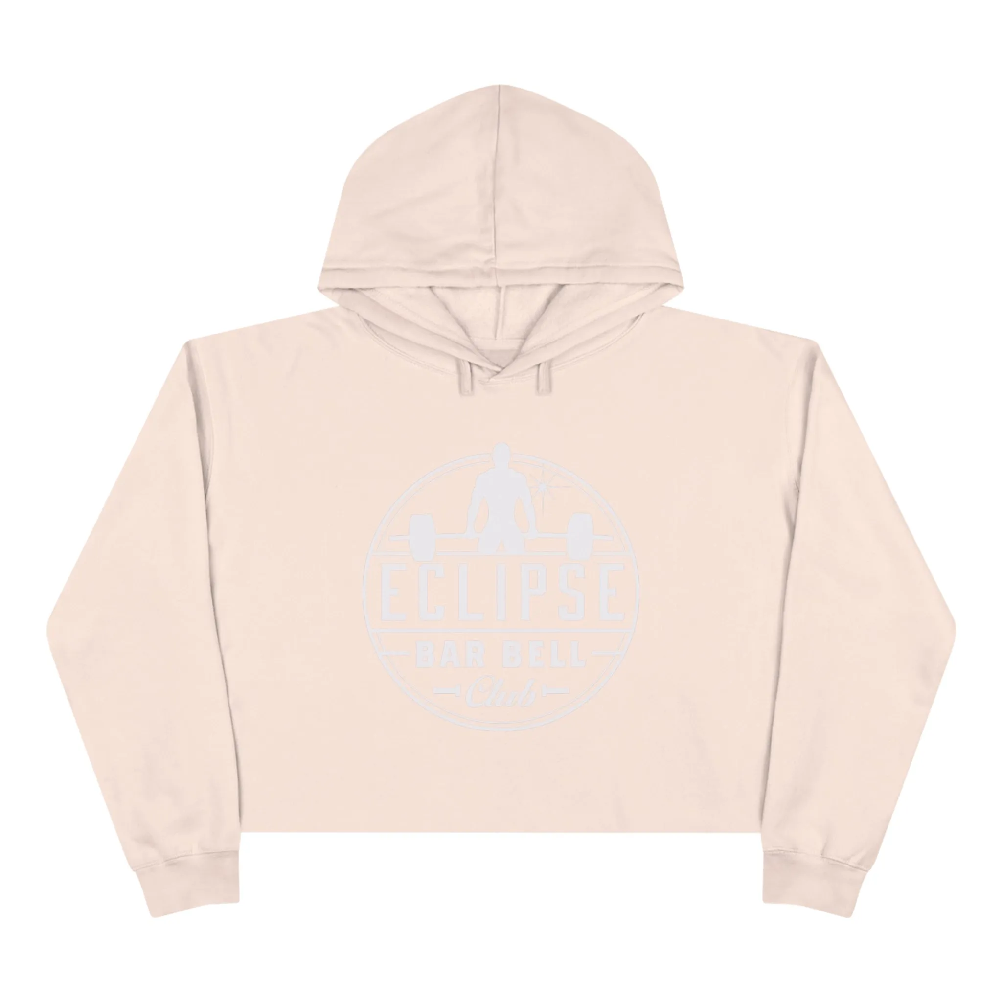 Barbell Club Crop Hoodie