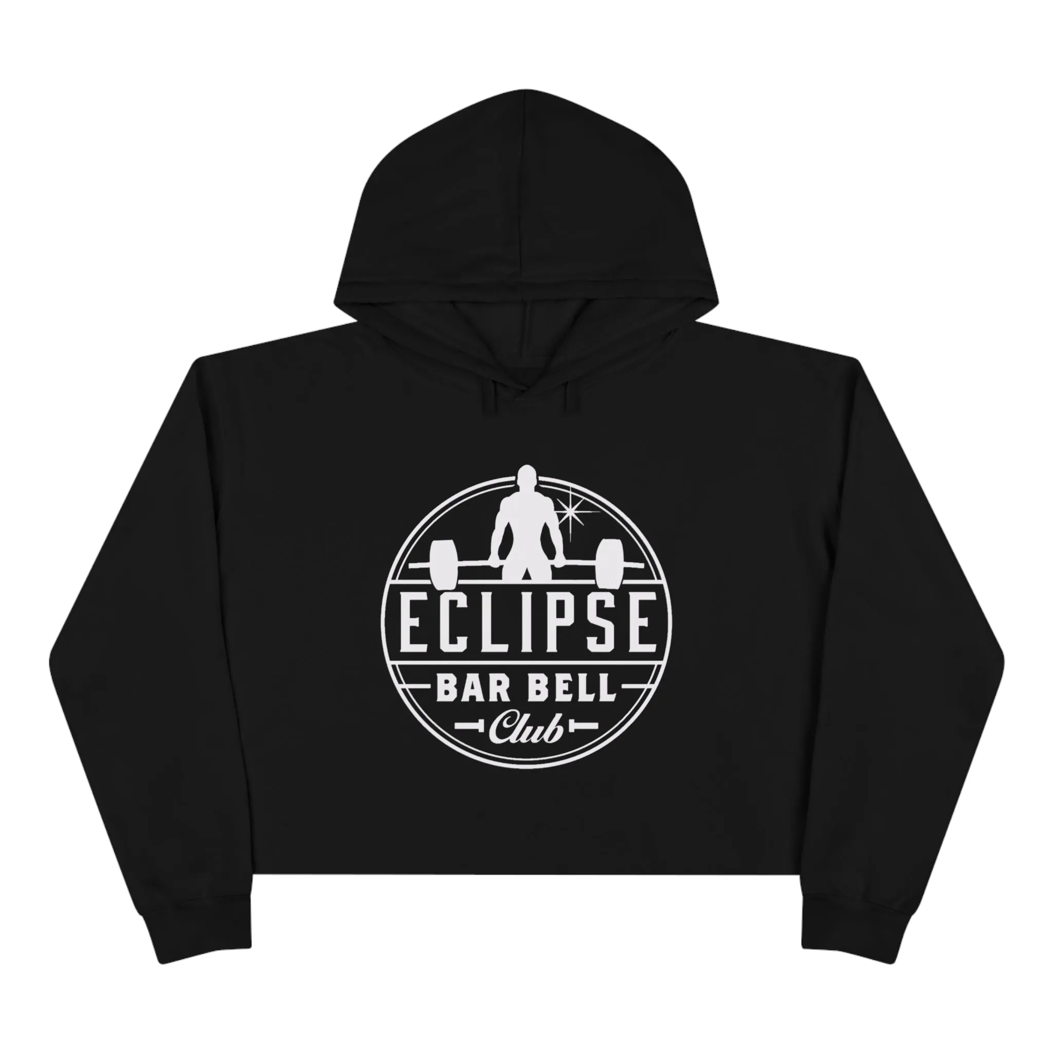 Barbell Club Crop Hoodie