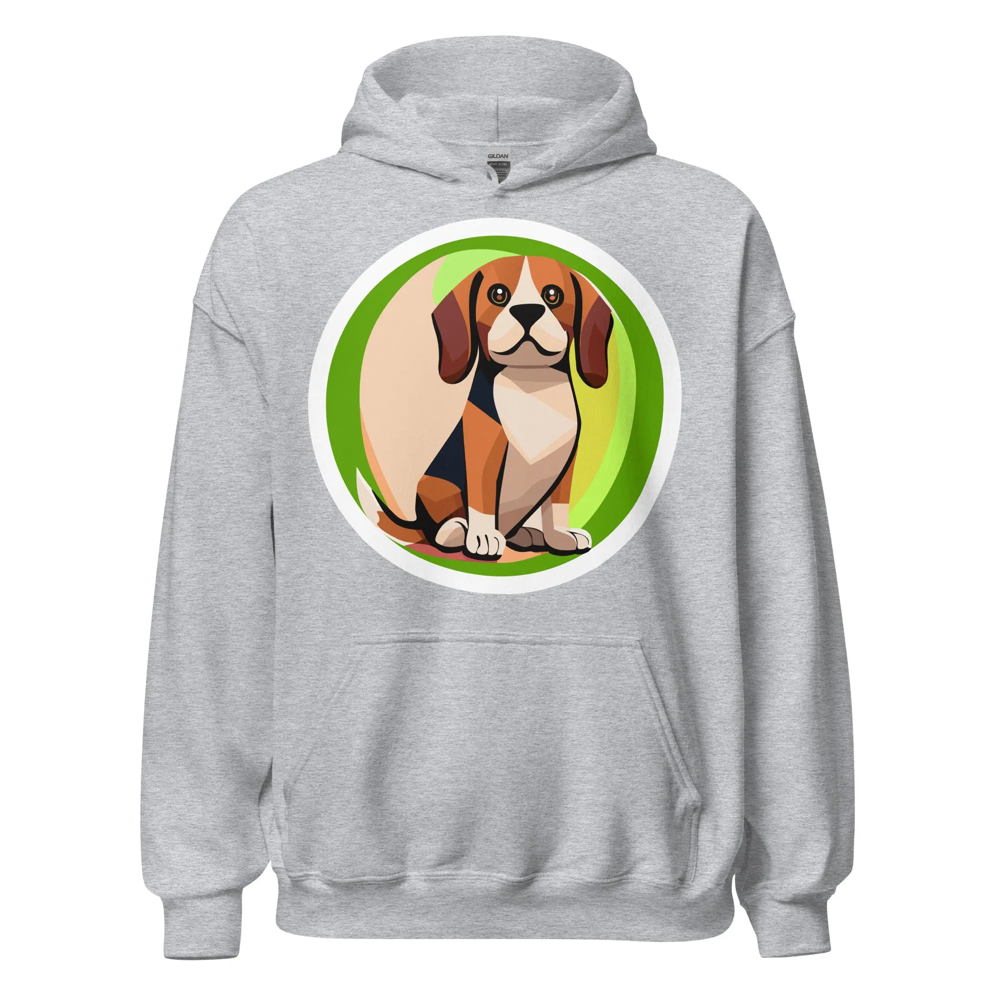 Beagle Green Unisex Hoodie