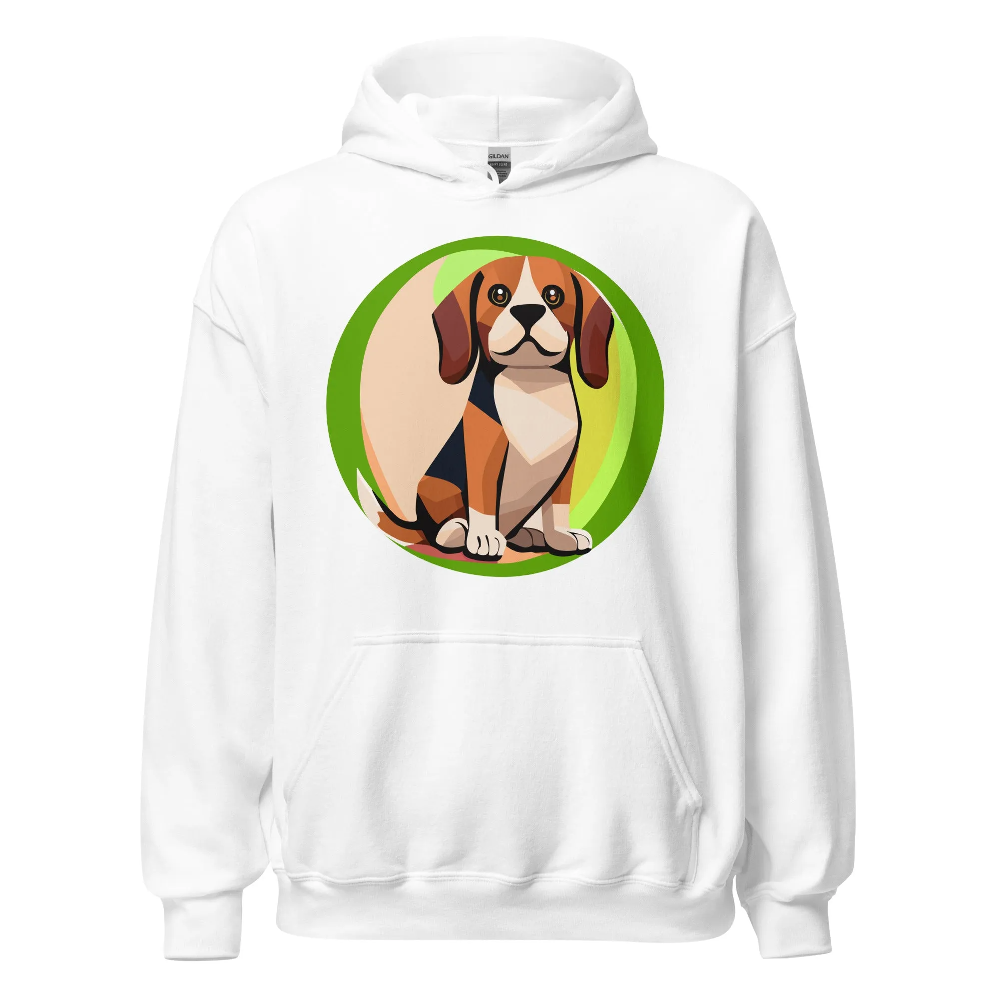 Beagle Green Unisex Hoodie