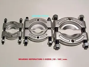 BEARING SEPERATORS- 3pc SET ( 30 - 105 ) mm - NEW.