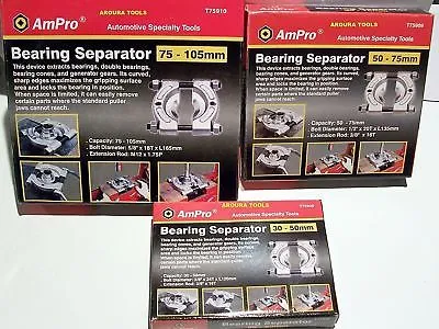 BEARING SEPERATORS- 3pc SET ( 30 - 105 ) mm - NEW.