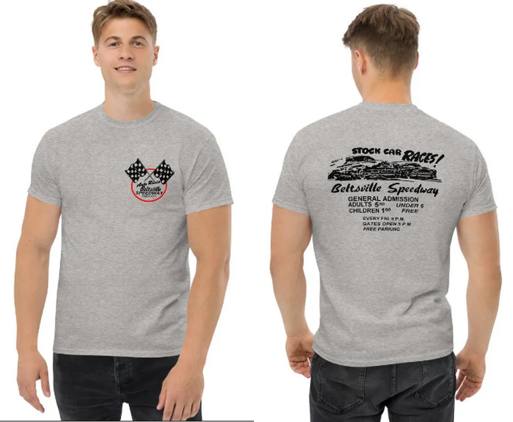 Beltsville Speedway Retro Men's heavyweight tee