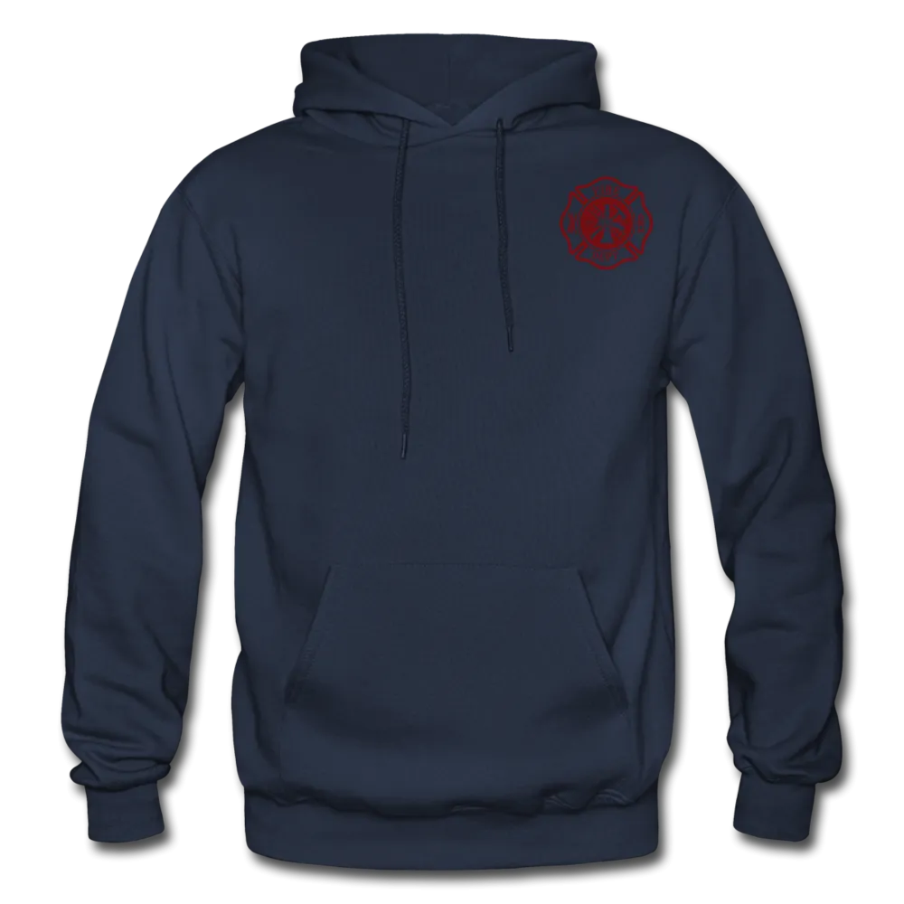 Benbrook Firefighter Flag Gildan Heavy Blend Adult Hoodie