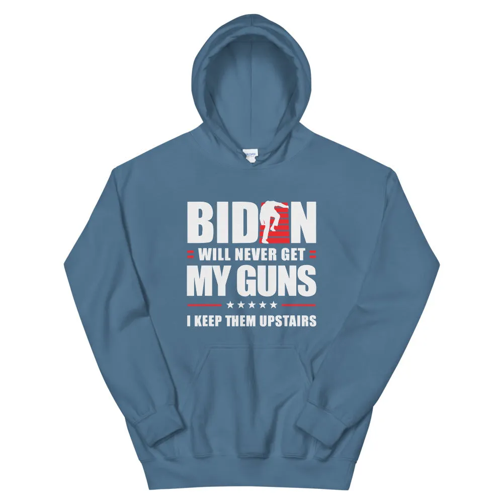 BIDEN STAIRS AND GUNS Unisex Hoodie