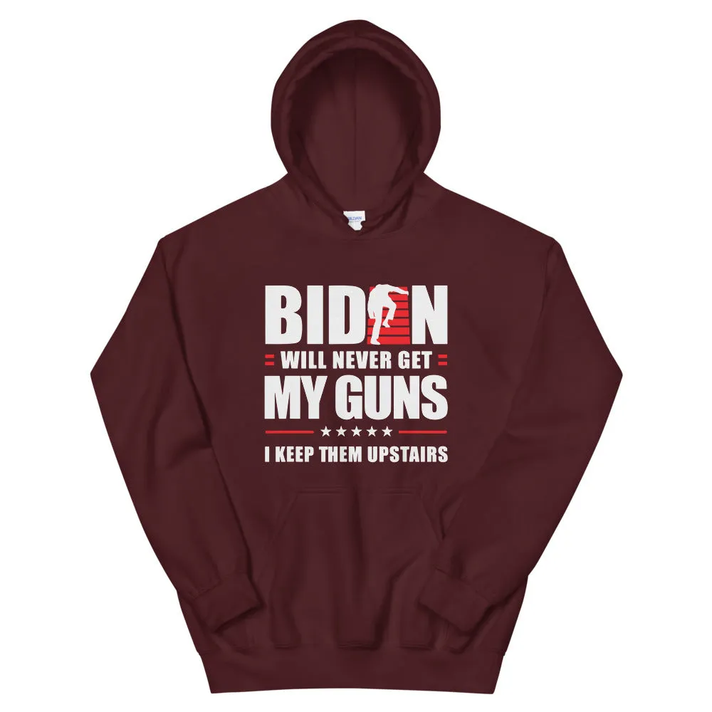 BIDEN STAIRS AND GUNS Unisex Hoodie
