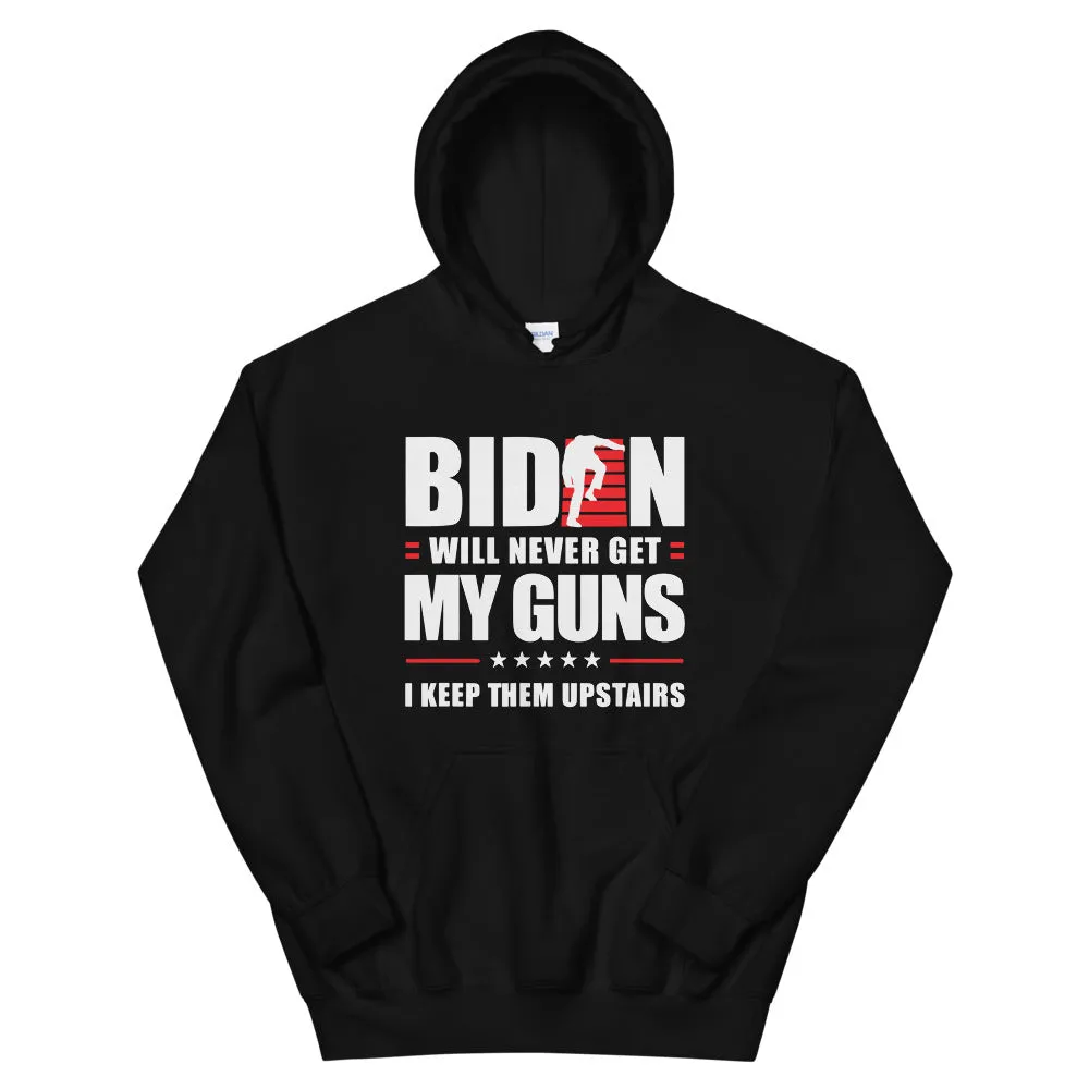 BIDEN STAIRS AND GUNS Unisex Hoodie