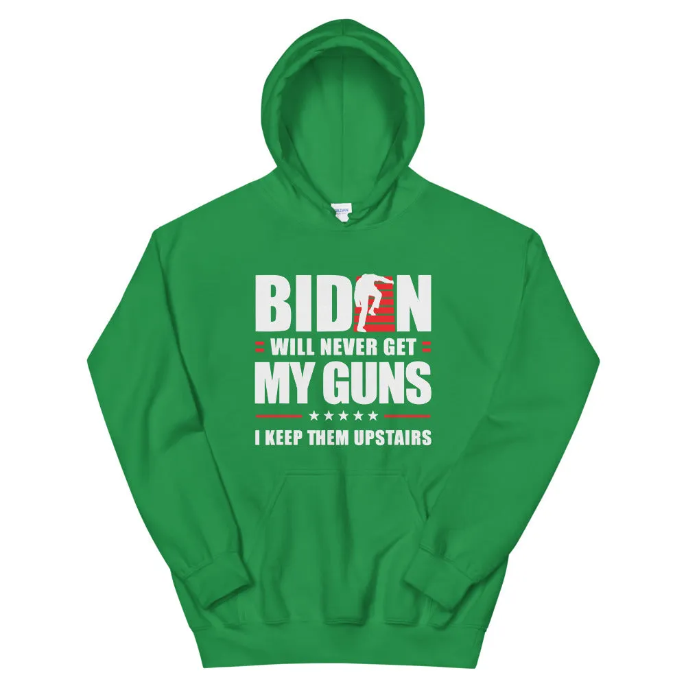 BIDEN STAIRS AND GUNS Unisex Hoodie
