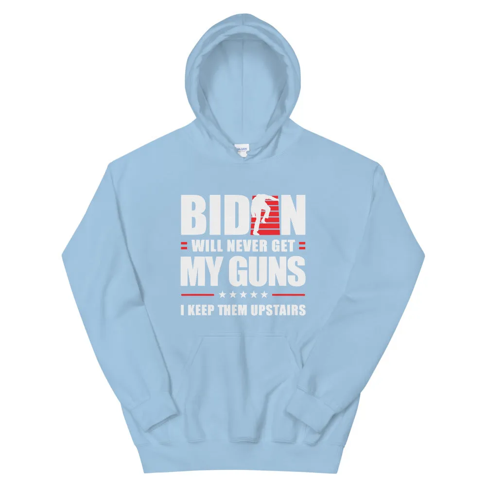 BIDEN STAIRS AND GUNS Unisex Hoodie