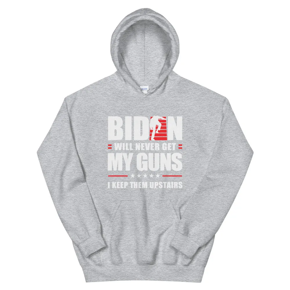 BIDEN STAIRS AND GUNS Unisex Hoodie
